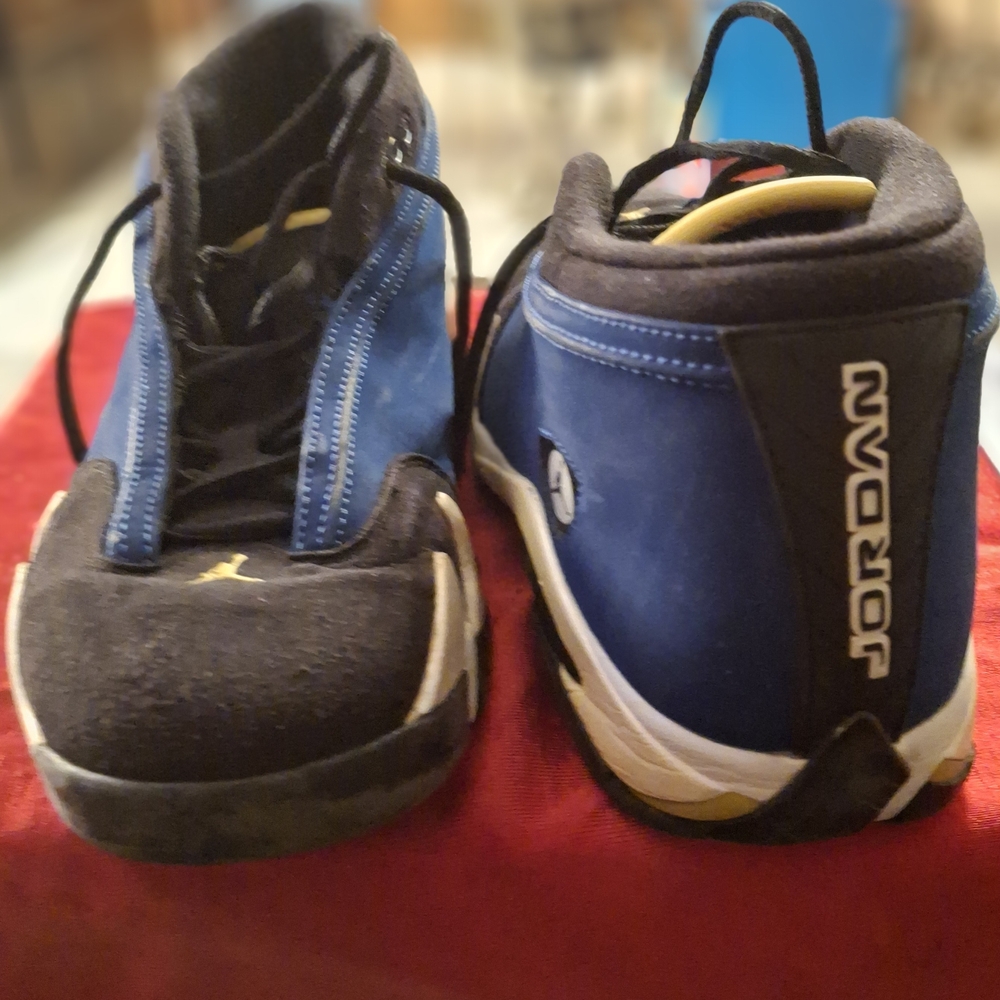 Jordan Blue and Black Sneakers